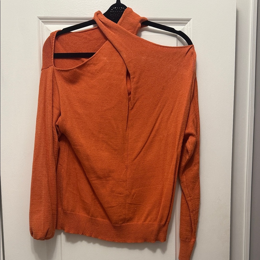 Women's Orange Sweater